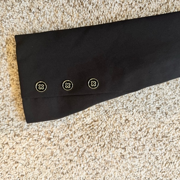 Nanette Lepore Black Gold Button Blazer Classic Double Breasted Office Jacket 12 - Picture 7 of 12